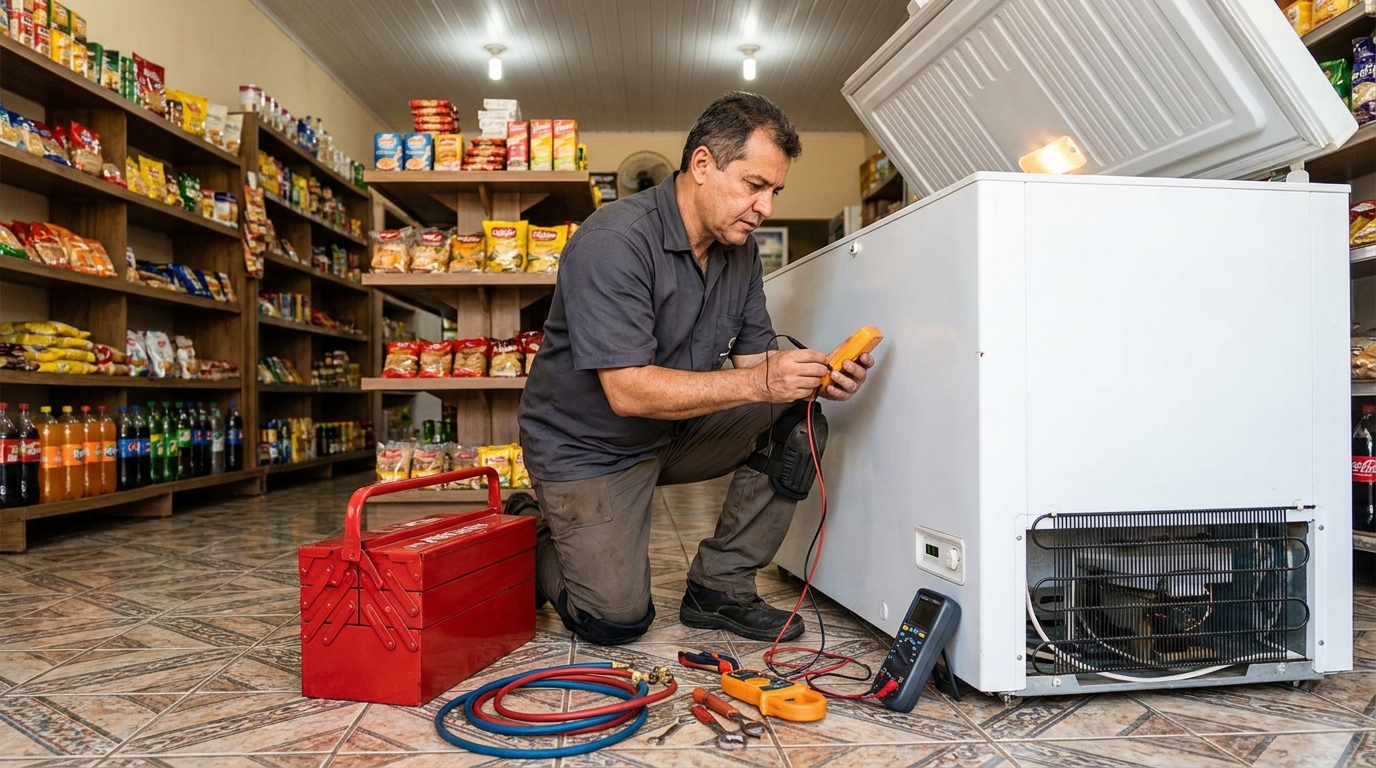 Ajuste de Temperatura do Freezer em Belo Horizonte‑MG