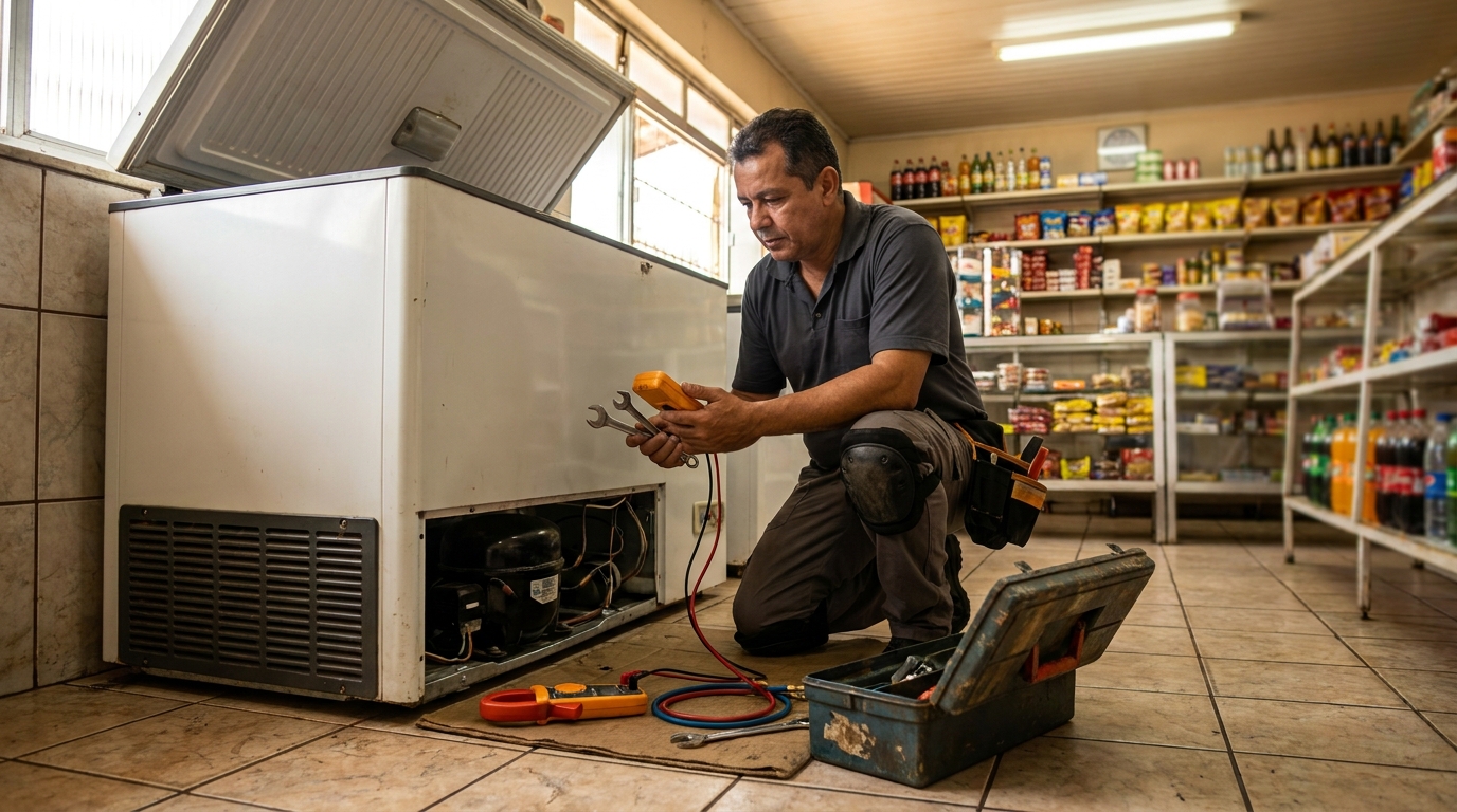 Técnico de freezer perto de mim em Belo Horizonte‑MG